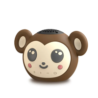 Naughty Money Advanced Mini BT Haut-parleurs pour Enfants Portable Anti-Poussière Étanche RGB LED Sans Fil FM Radio Stéréo Basse Batterie