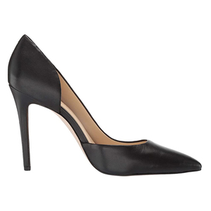 High Quality Navy Blue PU Upper Square Toe Pumps Square Heel Slip-On Formal <b>Shoes</b> Spring Summer Autumn EVA Midsole Rubber - Product Image 5