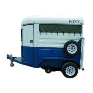 TrailBlaze Hot Sale Economy 2-Horse Straight Load <b>Trailer</b> New Condition Special Transportation Horse Float Customized Color - Product Image 1