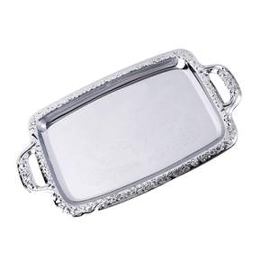 Plateau de service en métal fait à la main avec finition de forme de taille unique-pour la maison, l'hôtel ou les cadeaux - Product Image 6