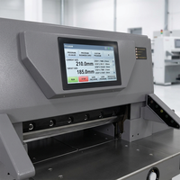 Guillotina Hidráulica para Papel de 720 mm, Máquina Automática Programable por CNC para Impresión Comercial, Recorte de Libros y Producción