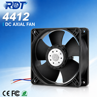 Ventilateur axial compact industriel 12V DC 4412FM 120mm 3.2W à haut débit d'air avec roulement à billes pour système de refroidissement de coffret électronique