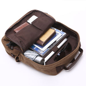 <span class=keywords><strong>Sac</strong></span> à dos unisexe en toile pour ordinateur portable vintage, ensemble <span class=keywords><strong>de</strong></span> sacs d'école avec fermeture éclair étanche et antivol, <span class=keywords><strong>voyage</strong></span> pour filles - Product Image 5
