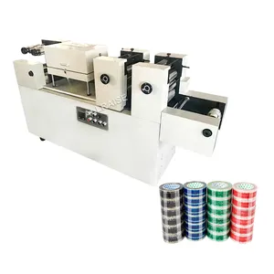 Fully automatic tape flexo printer machine on adhesive Boop tape adhesive printing machine