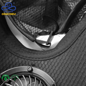 Casquette de sport solaire personnalisée OEM ODM avec ventilateur, tissu en maille respirant rechargeable, casquettes de baseball pour activités de plein air, vêtements de course - Product Image 4