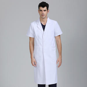 卸売高品質カスタム医療制服医師看護師ホワイトラボコート病院ドレス制服女性男性用 - Product Image 3