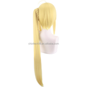 Perruque de cosplay Lonely Rock Iji Hongxia, perruque anime jaune vif avec queue de cheval - Product Image 5