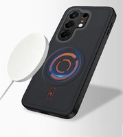 Funda Magnética de Tela Tejida para Teléfono Tecno Camon 40 Pro 5G Pova 7 Ultra Spark 50 4G Slim Infinix GT50Pro con Carga Inalámbrica