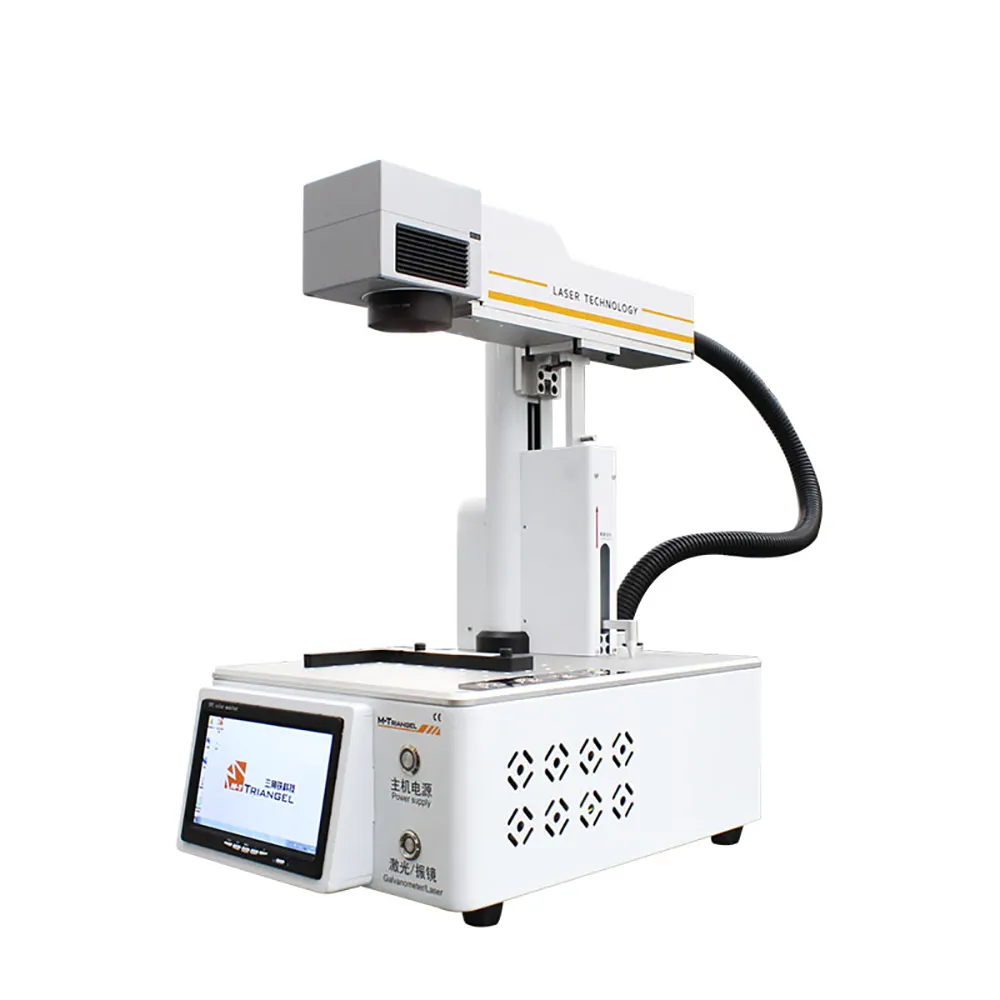 Mini Laser Machine Marking Machine With LCD Screen Built In Computer For iPhone XS Max 12 Pro Max Back Glass Removal