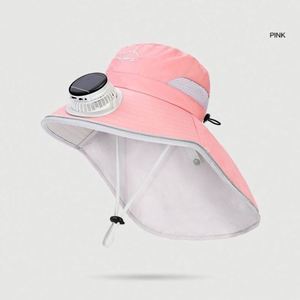 Sombreros de Verano con Ventilador Solar para Niños, Protección Solar, Sombrero de Pescador para Niños con Ventilador Refrigerante - Product Image 2