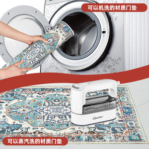 พรมเปอร์เซียทรงสี่เหลี่ยมผืนผ้า ลายเหรียญมีดัลลิออน ทำจากเส้นใยโพลีเอสเตอร์ ซักได้ ไม่ลื่น เหมาะสำหรับใช้ในบ้าน ห้องนั่งเล่น โซฟา ข้างเตียง - Product Image 5