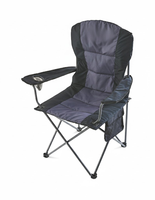 Chaise de camping pliante portable NBT moderne en fer avec rembourrage et tissu Oxford – Écologique pour pique-nique, plage et jardin