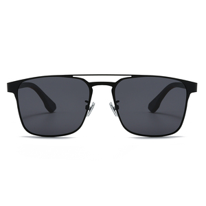 Wholesale TAC Polarized Fashion <b>Sunglasses</b> <b>Square</b> Stainless Frame Wooded Temple UV400 - Product Image 6