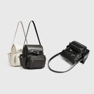 Fabrication OEM de sacs en cuir vegan personnalisés, sacs à dos de marque pour femmes, sacs à dos de grande capacité pour filles - Product Image 1