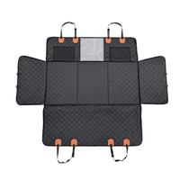 Housse de siège arrière pour chien 100 % imperméable, écologique, en tissu Oxford respirant, avec fond rigide, pour propriétaires de voitures