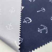 Top ventes prix bon marché tissu polyester peau de pêche en microfibre sergé imprimé brossé pour veste manteau pantalon