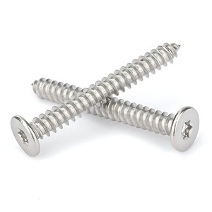 สกรูเกลียวปล่อยหัว Torx แบนพิเศษ คุณภาพสูง ยี่ห้อ NINDEJIN เกรด A2-70 ผลิตจากเหล็กกล้าไร้สนิม 304 - Product Image 3