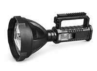 W5120 Banque d'alimentation USB rechargeable étanche avec lampe torche LED en ABS, autonomie 3-4h, 1500lm, 4500mAh pour le camping et les situations d'urgence
