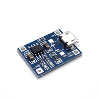 TP4056 1A Módulo de Carga Especial para Baterías de Litio, Módulo de Carga de Energía con Interfaz USB MICRO