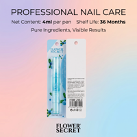 FLOWER SECRET Stylo Huile Nourrissante pour Cuticules Lavande Pêche Myrtille 4ml - Services OEM/ODM et Agences de Marques Globales Recherchées