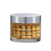 Crème Apaisante en Gros au Thé Noir et à la Rose, Hydratant Facial K-Beauty en Vrac avec Acide Hyaluronique et Centella pour Peaux Sensibles
