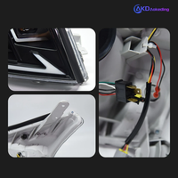 Feux de voiture pour Toyota Prado, projecteur de phare LED à 3 lentilles, 2003-2009, phare avant, signal DRL, accessoire automobile
