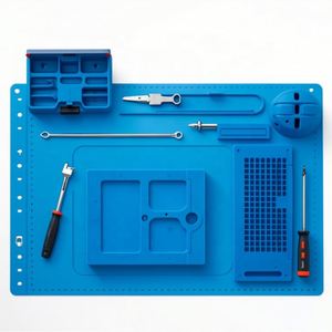 Tapis de travail magnétique en silicone personnalisé FX pour réparation électronique, plateforme d'entretien, tapis de travail rembourrés pour station de soudage - Product Image 3