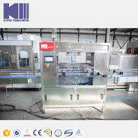 Usine d'eau minérale entièrement automatique 3 en 1/ligne de production d'eau potable en bouteille complète/machine d'embouteillage de remplissage de 5 gallons