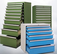 Garage personnalisé en acier robuste 13 tiroirs armoire à outils matériel spécial armoire en métal avec tiroirs