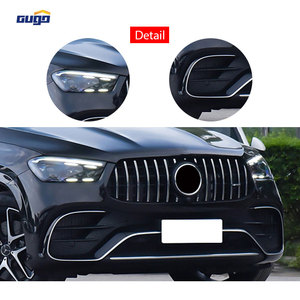 Kit carrosserie GUGO <span class=keywords><strong>GLE</strong></span> W167 comprenant pare-chocs, calandre, lèvre arrière, échappement pour <span class=keywords><strong>Mercedes</strong></span> Benz <span class=keywords><strong>GLE</strong></span> W167 2020-2023, mise à niveau vers GLE63 <span class=keywords><strong>AMG</strong></span> - Product Image 4