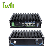 Boîtier industriel sans ventilateur PC 6e génération Core I5 large tension 9V à 36V DC avec 5 LAN GPIO Stock disponible