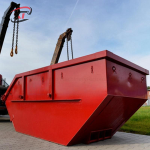 New Large Mobile Steel Waste Garbage Container <strong>Dumpster</strong> Skip Bin <strong>Trailer</strong> for Efficient Waste Treatment - Product Image 5