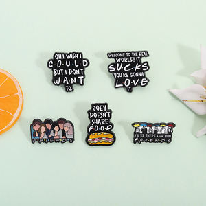 Comedia TV Show esmalte Pin amigos cita paraguas broche solapa insignia joyería regalo para <span class=keywords><strong>mejores</strong></span> amigos Fans - Product Image 2