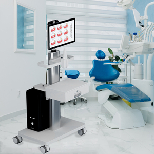 Có thể điều chỉnh di chuyển intraoral quét giỏ máy tính xách tay màn hình máy tính giỏ hàng với ngăn kéo và CPU chủ cho nha sĩ hoặc Thẩm mỹ viện - Product Image 6