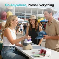 Prensa para Gorras SZ01, Máquina de Prensa de Calor Ligera para Gorras con 4 Niveles de Calentamiento para Proyectos de Vinilo, Sublimación y Transferencia de Calor