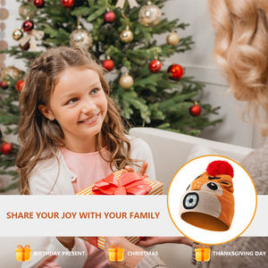 Bonnet personnalisé en gros de haute qualité Lumières Randonnée Camping Chapeaux Lampe <span class=keywords><strong>frontale</strong></span> Bluetooth Musique LED Enfants Bébé Enfants Bluetooth - Product Image 6