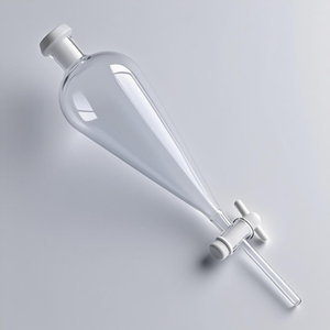 Vidraria forma cilíndrica pêra graduação funil separação separador em forma de pêra - Product Image 1