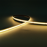 Bande LED flexible haute luminosité sans points, linéaire, 480 LED/m, 8 mm, blanc 2700K 3000K 6000K, 12V 24V, COB
