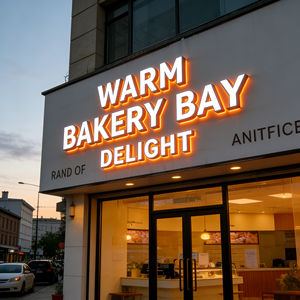 Letrero <span class=keywords><strong>de</strong></span> Canal LED Personalizado <span class=keywords><strong>de</strong></span> Alta Gama, 3D, para Exteriores, <span class=keywords><strong>de</strong></span> Doble Cara, con Doble Color, en <span class=keywords><strong>Acero</strong></span> Inoxidable Premium - Product Image 1