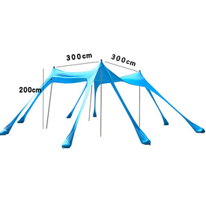 Le Youmei Portable Beach Tent Lycra Stretch <b>Tarp</b> Single Room Sun Shelter All Seasons Outdoor Use - Product Image 2