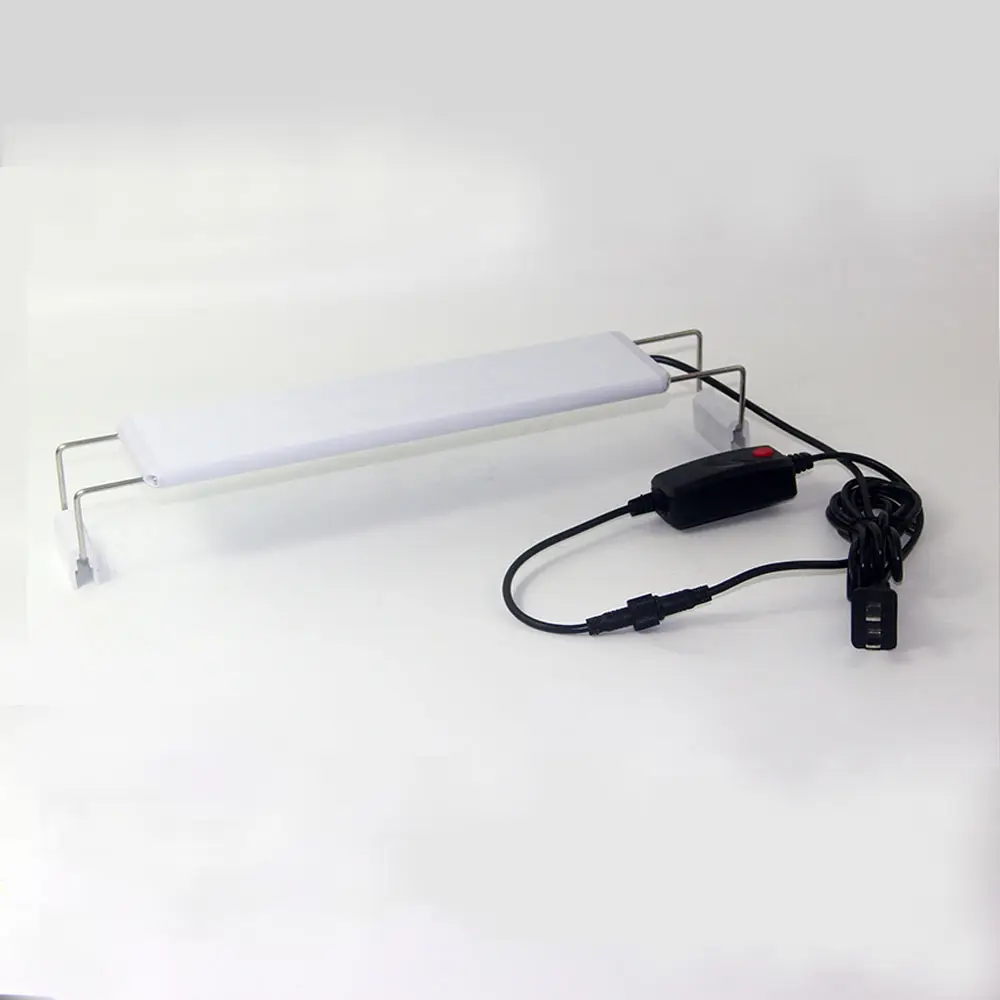 Chinese led lamp wholesale LED aquarium white red green and blue Color fish tank Light with Extendable Brackets