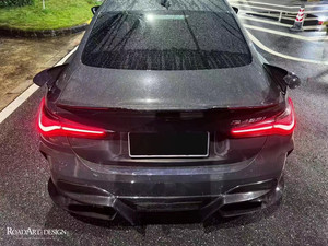 ชุดแต่ง BMW ซีรีส์ 4 G22 สภาพใหม่ พร้อมลิ้นหน้าคาร์บอนไฟเบอร์ทรง RA สเกิร์ตข้าง ดิฟฟิวเซอร์ สปอยเลอร์-อัพเกรดกันชน - Product Image 3