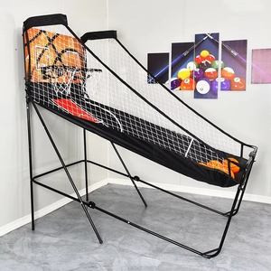 Jeu d'arcade de basketball d'intérieur pour 2 joueurs avec système de double tir et marqueur électronique - Product Image 2