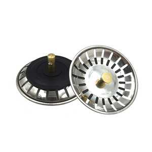 Stainless Steel Sink Stopper Filter Basket For <b>Kitchen</b> Sink Dishwashing Basin Minimalist Design - Product Image 5