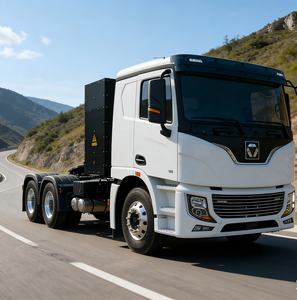 Camión pesado eléctrico de bajo consumo, bajo en emisiones de carbono y altamente eficiente, camión tractor eléctrico 6X4 - Product Image 6