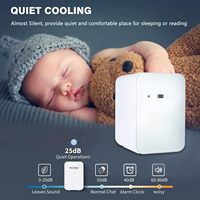 Refroidisseur thermoélectrique portable et réchauffeur Mini réfrigérateur 8L panneau en verre trempé et contrôle de température numérique réglable