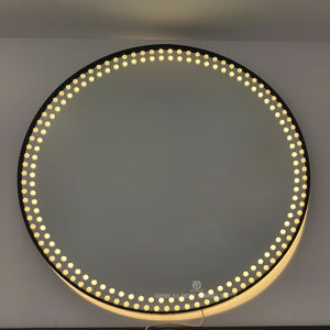 Moderno Hotel Hogar Espejos de <span class=keywords><strong>baño</strong></span> redondos <span class=keywords><strong>80</strong></span> <span class=keywords><strong>cm</strong></span> Circular Montado en la pared <span class=keywords><strong>Espejo</strong></span> de <span class=keywords><strong>baño</strong></span> con luz LED - Product Image 2