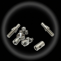 Tornillo Ajustador de Cable de Acelerador y Embrague para Motocicleta, Mecanizado por CNC en Aluminio
