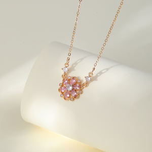 Popolare boutique sei collane di colore all'ingrosso, cubic zirconia commerciante di gioielli - Product Image 5