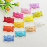 Boutons décoratifs Niucky 16 mm en nylon coloré, mignons, à 2 trous, à dos plat, lavables, pour jouets en peluche, loisirs créatifs pour enfants